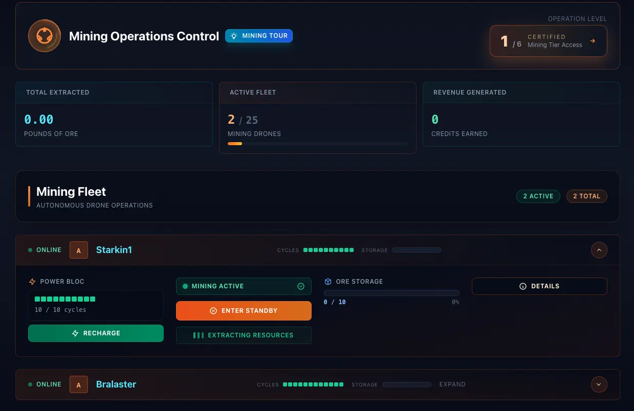 Mining Operation Platform